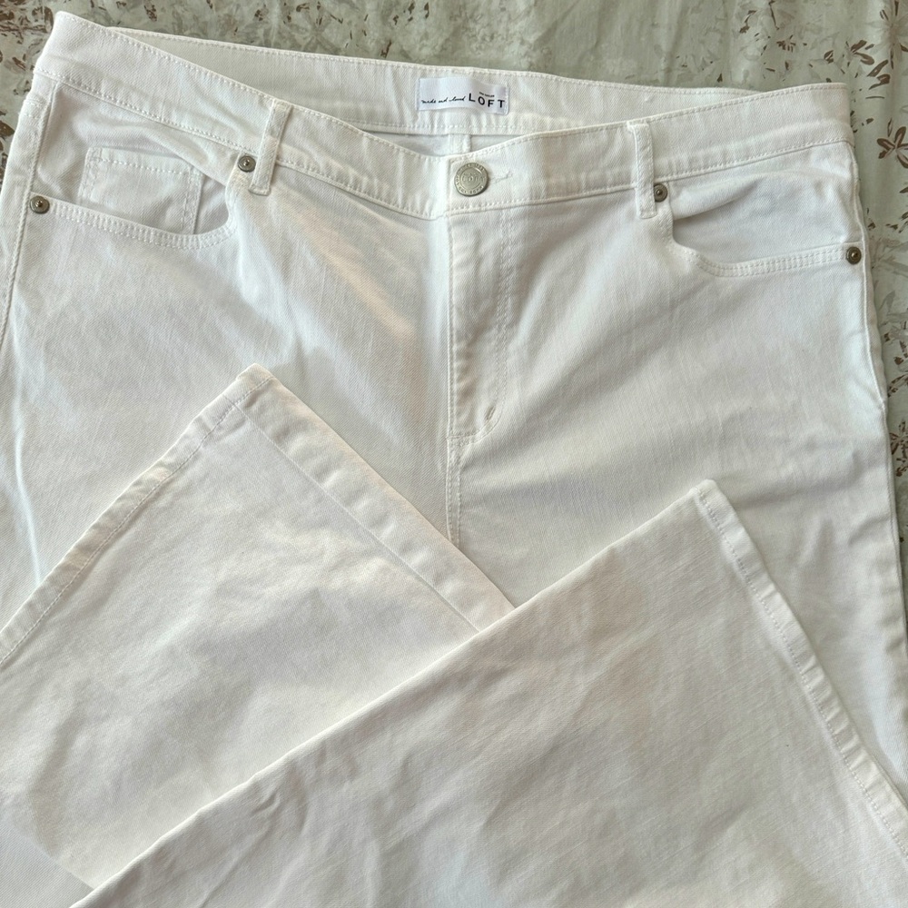Loft mid rise flair jeans
